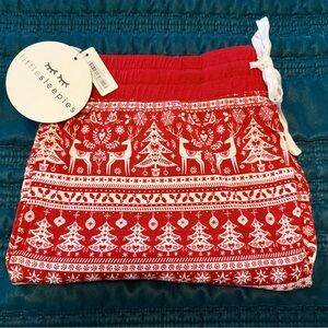 Little Sleepies Reindeer Cheer Pajama Pants- Women’s Size Large NWT